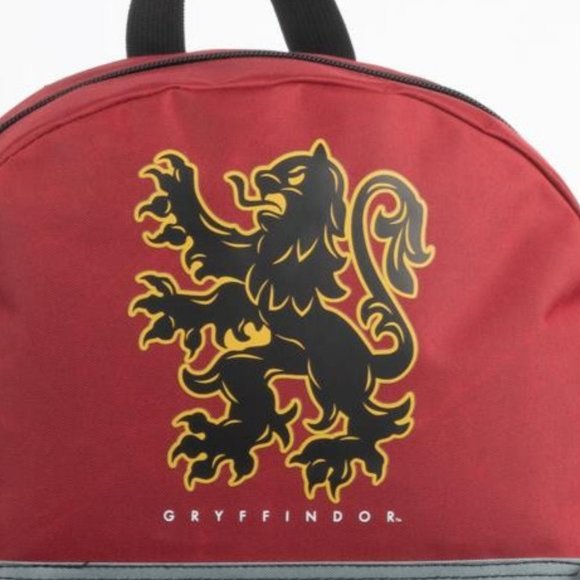 Harry Potter Gryffindor Backpack with Hogwarts Pin - Wizarding World Gifts - Picture 5 of 11